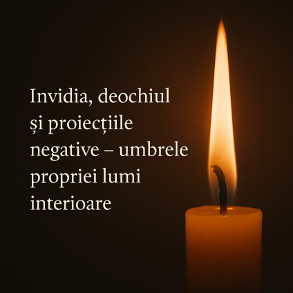 Invidia, deochiul și proiecțiile negative…Maestrul care rănește sub pretextul „karmei“. Antidot : Lumina Duhului Sfânt