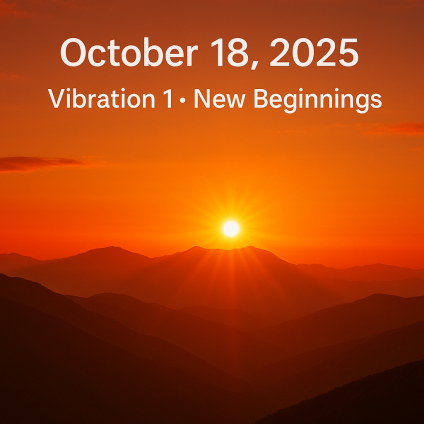 🔢 Numerology of the Day – October 18, 2025