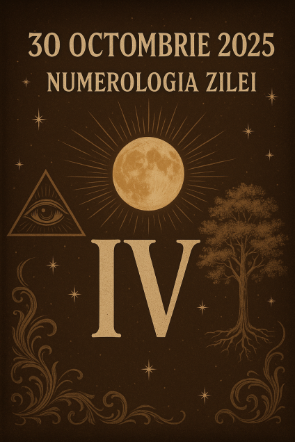 🔮 Numerology of the Day – October 30, 2025