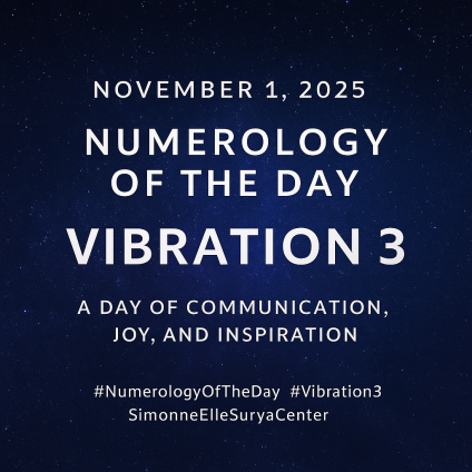🔢 Numerology of the Day – November 1, 2025