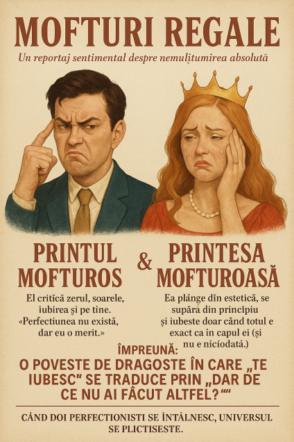 Din seria , Iubiri imposibile și alte sporturi extreme, azi: Când partenerul are mofturi, relația are migrene