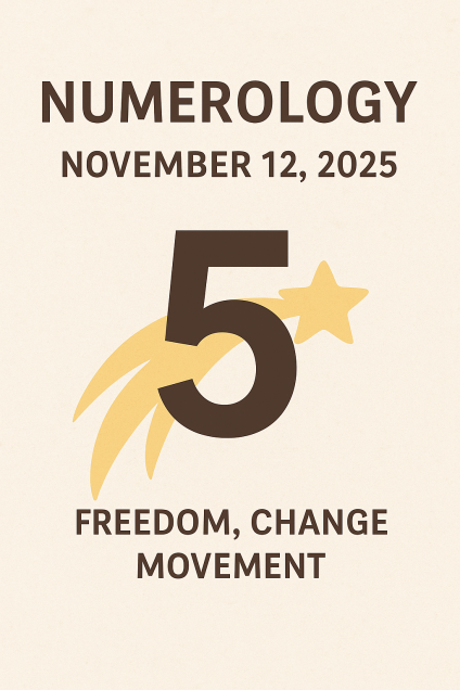🔮 Numerology of the Day – November 12, 2025