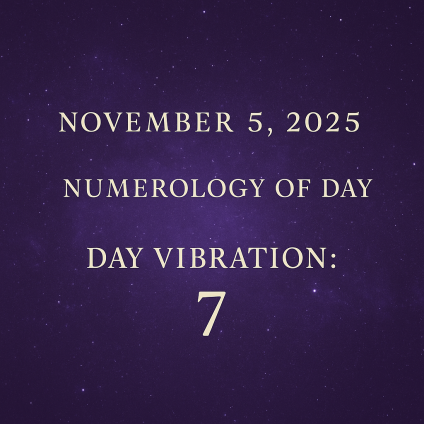 ✨ Numerology of the Day – November 5, 2025 ✨