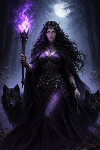🌑🔥 HECATE ȘI FLACĂRA VIOLETĂ