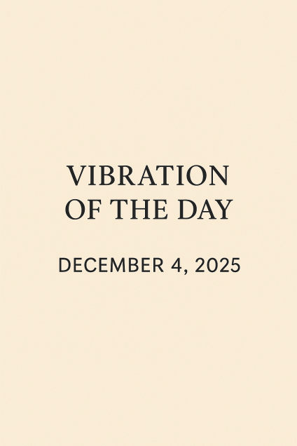 🔮 Numerology of the Day: December 4, 2025