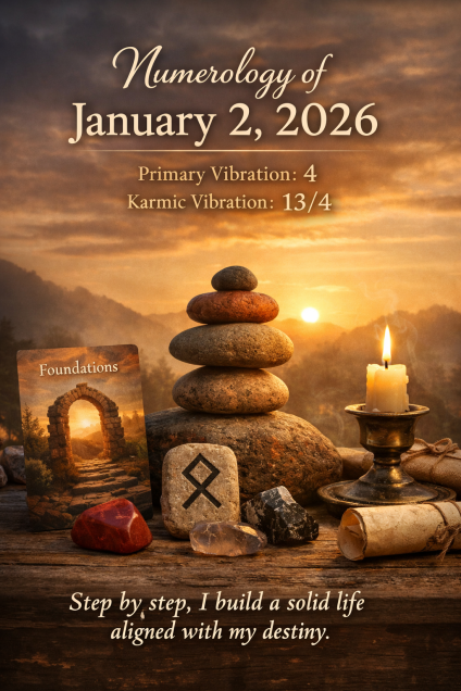 ๐ข Numerology of January 2, 2026