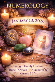 🔢 Numerology of January 13, 2026