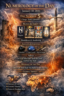 🔢 Numerology of the Day January 30, 2026