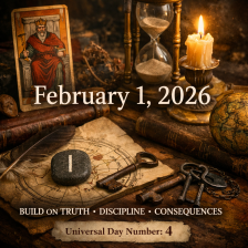 🔢 Numerology of the Day – February 1, 2026