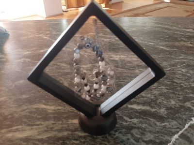 Zebra Jasper, Picture Jasper, Howlite & Lava Rock Jewelry Set with 925 Silver