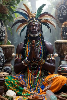 Shamanic Yoruba prayer and healing