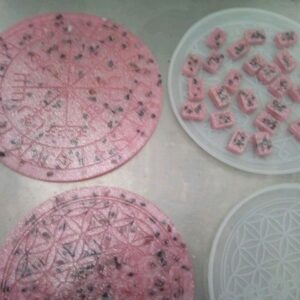 Set of orgonic runes - Rose /Pink