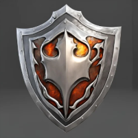 SILVER FIRE PROTECTIVE SHIELD